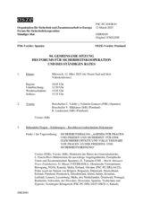 Journal der 94. Gemeinsamen Sitzung des Forums für Sicherheitskooperation und des Ständigen Rates