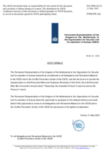 Response by the Delegation of the Netherlands to the Questionnaire on Anti-Personnel Mines and Explosive Remnants of War