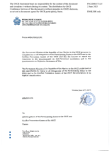 Response by the Delegation of San Marino to the Questionnaire on Anti-Personnel Mines and Explosive Remnants of War