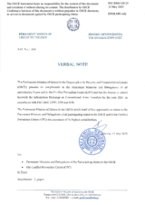 Information Exchange by the Delegation of Greece on Conventional Arms Transfer