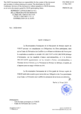 Information Exchange by the Delegation of Monaco on Conventional Arms Transfer