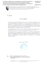 Response by the Delegation of Bosnia and Herzegovina to the Questionnaire on the Code of Conduct on Politico-Military Aspects of Security