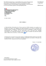 Response by the Delegation of France to the Questionnaire on the Code of Conduct on Politico-Military Aspects of Security