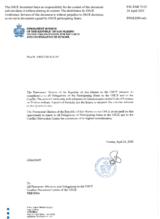 Response by the Delegation of San Marino to the Questionnaire on the Code of Conduct on Politico-Military Aspects of Security