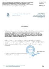 Response by the Delegation of Belgium to the Questionnaire on the Code of Conduct on Politico-Military Aspects of Security