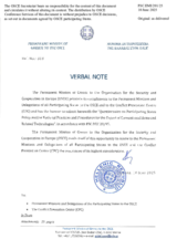 Response by the Delegation of Greece to the Questionnaire on Participating States’ Policy and/or National Practices and Procedures for the Export of Conventional Arms and Related Technology