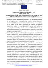 Statement by the Polish EU Presidency on the Security Dialogue on Women, Peace and Security: “The Role Of Women in Strengthening Defence and Ensuring Resilience”