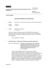 Journal der 1524. Plenarsitzung des Ständigen Rates 