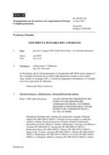 Giornale della 1524a Seduta plenaria del Consiglio permanente