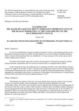 Statement by the Delegation of the Russian Federation on the International Day for the Elimination of Sexual Violence in Conflict, observed on 19 June 2025