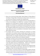 Closing statement by the Danish EU Presidency