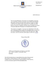 Information Exchange by the Delegation of Norway on Conventional Arms Transfer