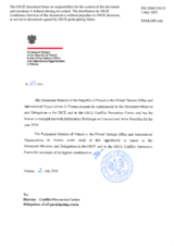 Information Exchange by the Delegation of Poland on Conventional Arms Transfer