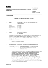 Journal der 1528. Plenarsitzung des Ständigen Rates 