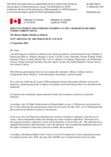 Statement by the Delegation of Canada, also on behalf of several delegations, on the human rights situation in Belarus