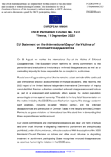 Statement by the Danish EU Presidency on the International Day of the Victims of Enforced Disappearances, observed on 30 August 2025