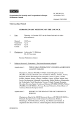 Journal of the 1538th Plenary Meeting of the Permanent Council