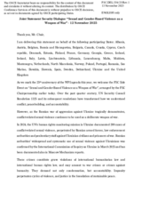 Statement by the Delegation of Norway, also on behalf of several delegations, on Russia’s war of aggression against Ukraine