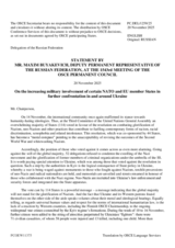 Statement of the Russian Federation on the Review of Current Issues