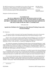 Statement by the Delegation of Russian Federation on the Briefing by the Chairperson of the Informal Working Group on the  Structured Dialogue