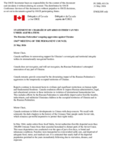 Statement by Canada