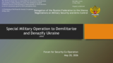 Presentation by the Russian Federation