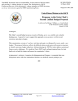 Statement by the Delegation of the United States of America on "The Report on the Activities of the Chairman-in-Office"