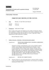 Journal of the 1560th Permanent Council Meeting