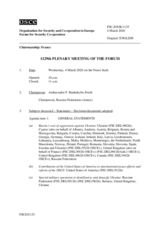 Journal of the 1129th Forum for Security and Co-operation Meeting
