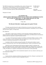 Statement by Canada