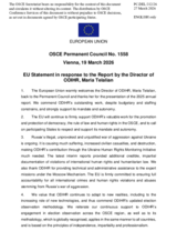 Statement by the Delegation of the European Union on the "Report by the Director of the Office for Democratic Institutions and Human Rights (ODIHR)"