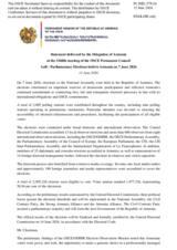 Statement by Armenia