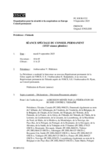 Journal of the 1532nd Special Plenary Meeting of the Permanent Council