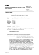 Journal of the 1534th Plenary Meeting of the Permanent Council