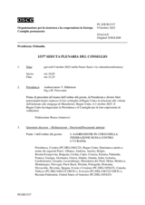 Journal of the 1537th Plenary Meeting of the Permanent Council