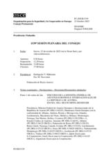 Journal of the 1539th Plenary Meeting of the Permanent Council