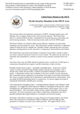 US Statement