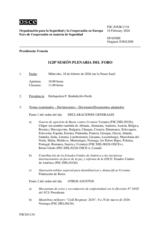 Journal of the 1128th Plenary Meeting of the Forum for Security Co-operation