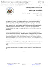 Statement by the United States of America