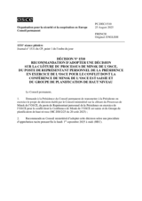 Permanent Council Decision No. 1510