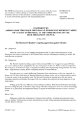 Statement by Canada