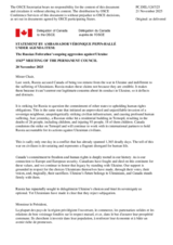 Statement by Canada 