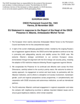 Statement by Denmark-European Union