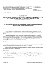 Statement by Canada on the Review of Current Issues