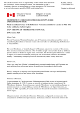 Statement by Canada on the Review of Current Issues