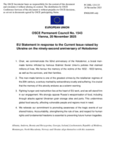 Statement by Denmark-European Union on the Review of Current Issues
