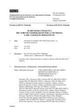 Journal of the 96th Joint Meeting of the Forum for Security Co-operation and the Permanent Council