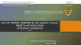 Presentation by the Russian Federation