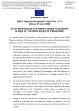 EU Statement