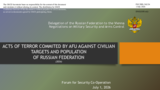 Presentation by the Russian Federation